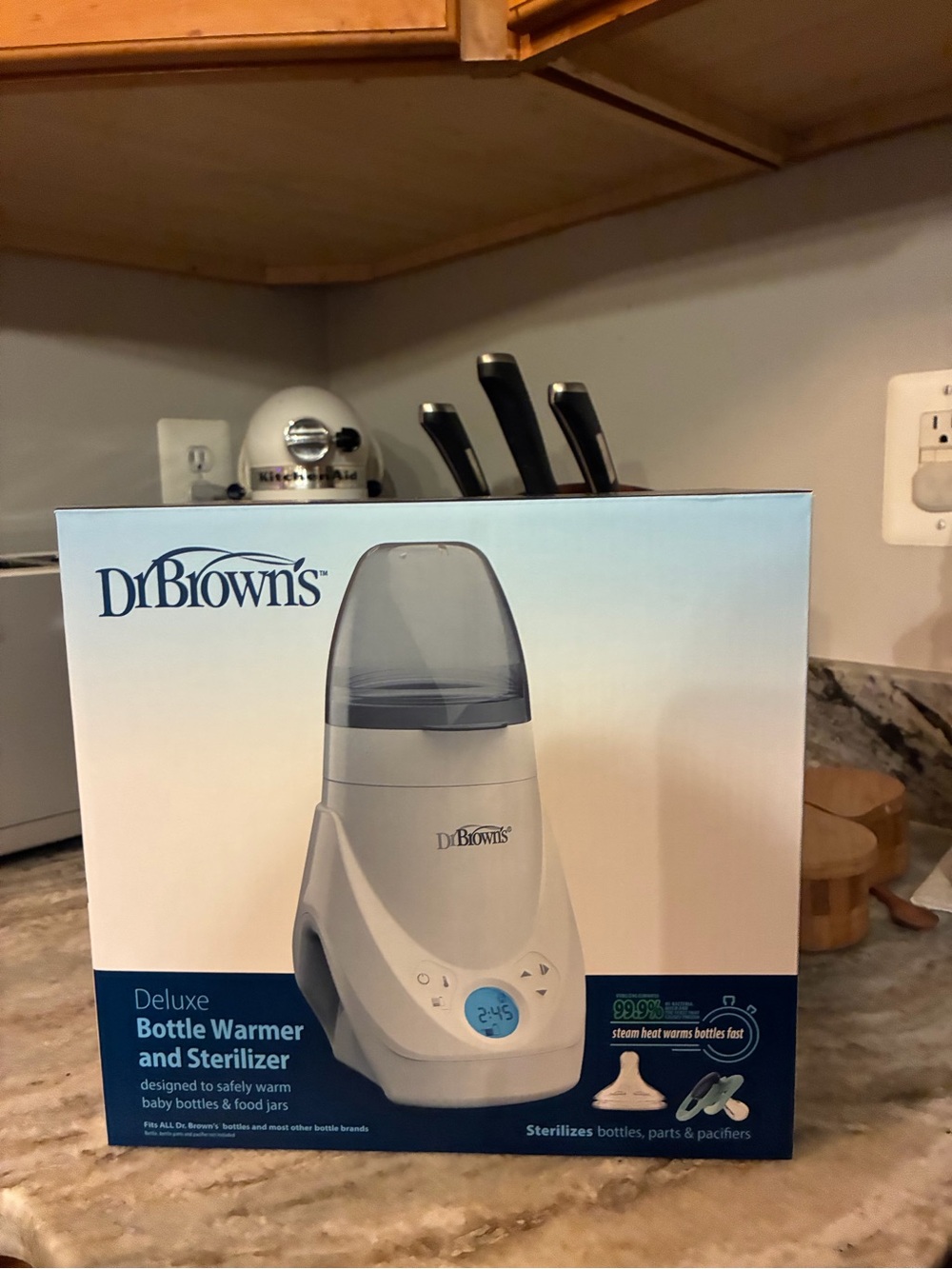 Dr. Brown's White Deluxe Bottle Warmer & Sterilizer